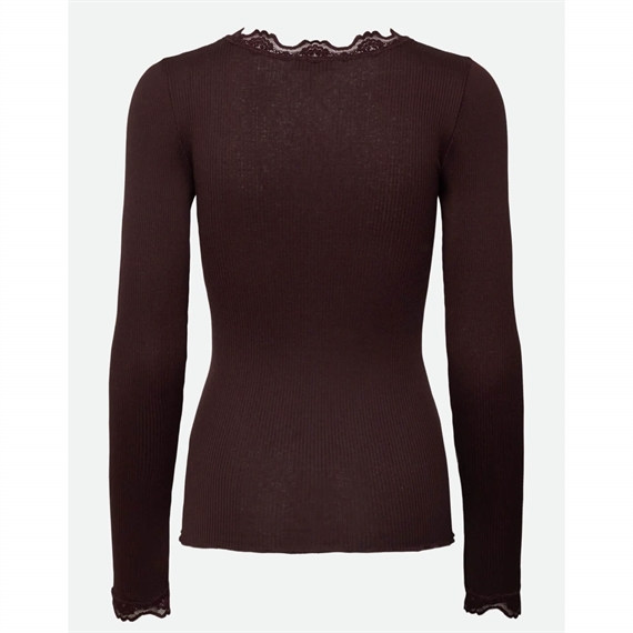 Rosemunde RWBabette Regular Lace T-shirt, Mole